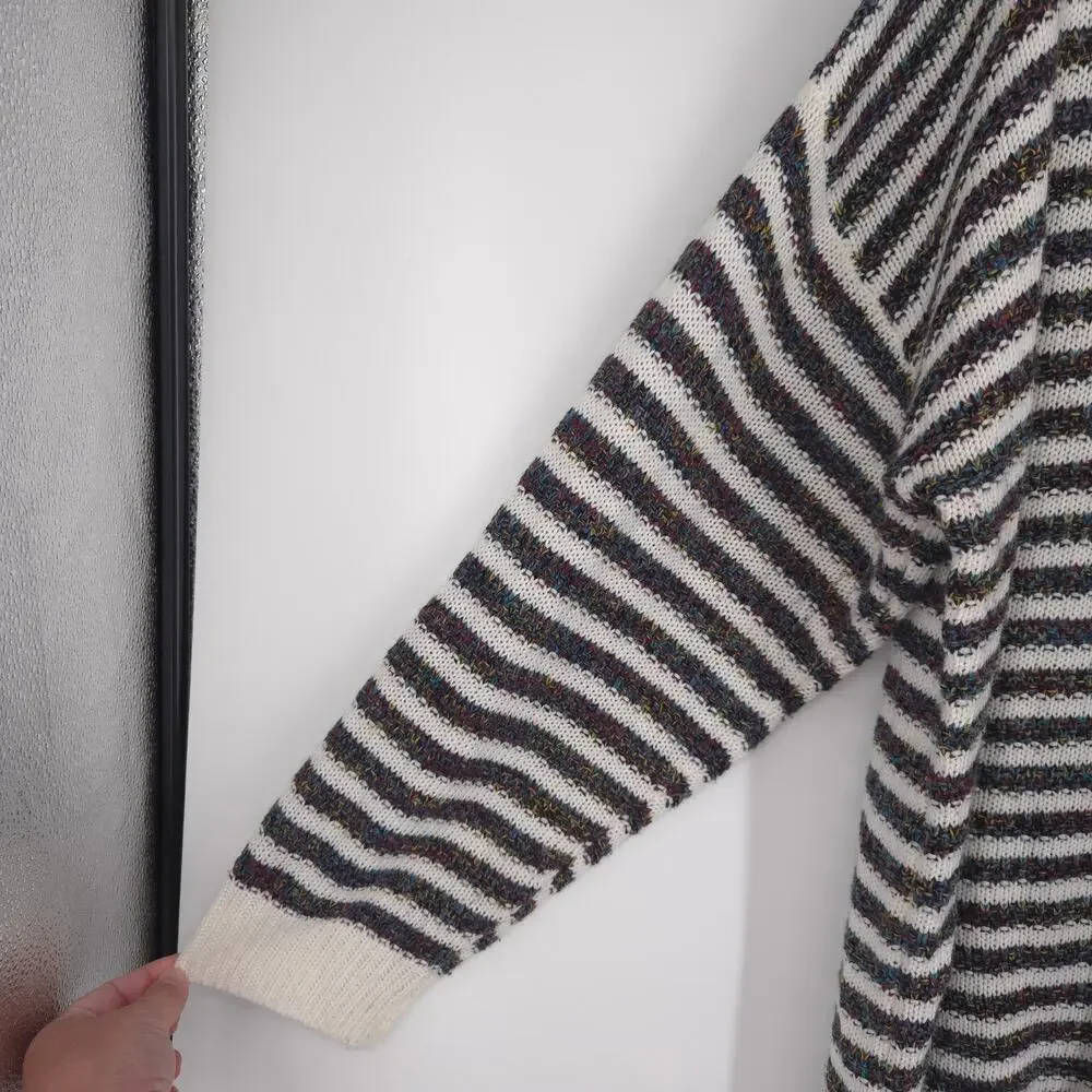 Cozy Co. by Cozy Casual Striped Fringed Long Sleeve Plus Size Sweater Size 3X